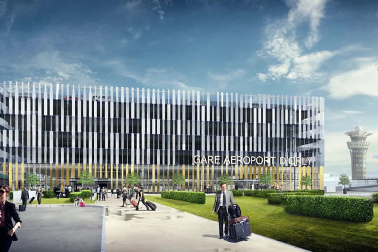 Orly Airport Parking seen from the outside.